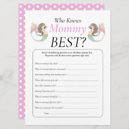 Convites Chá de bebê de sereia sob o mar