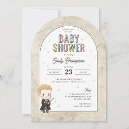 Convites Chá de Bebê do Harry Potter Chibi Draco Malfoy Mag