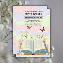 Chá de Bebê do Livro de Histórias Caprichoso