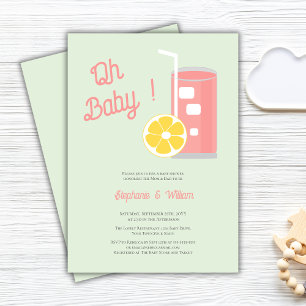Convites Chá de Bebê do Oh Baby Rosa
