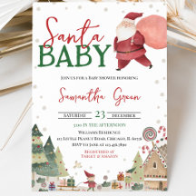 Chá de Bebê do Papai Noel Neutro em Gênero