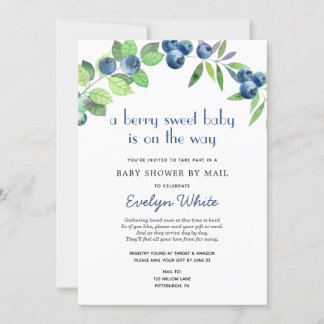 Convites Chá de Bebê Doce Fruta está a Caminho por Correio