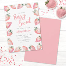 Chá de Bebê Doce Morango Berry