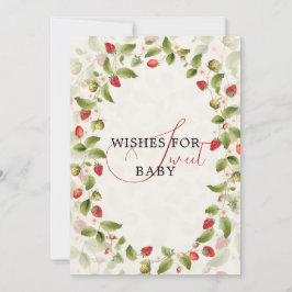 CONVITES CHÁ DE BEBÊ DOCE MORANGO SELVAGEM