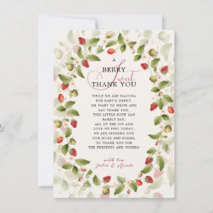 CONVITES CHÁ DE BEBÊ DOCE MORANGO SELVAGEM