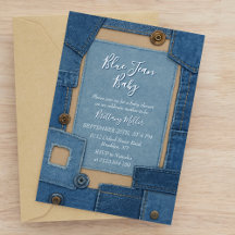 Chá de Bebê em Blue Jean Baby Denim