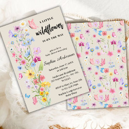 Convites Chá de Bebê Floral Boho Neutro