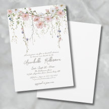 Chá de Bebê Floral Botânico Elegante de Flores Sil