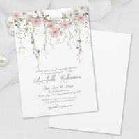 Chá de Bebê Floral de Flores Silvestres Botânicas