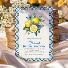 Convites Chá de Bebê Floral de Limão La Dolce Vita