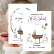 Chá de Bebê Flores Silvestres e Balões