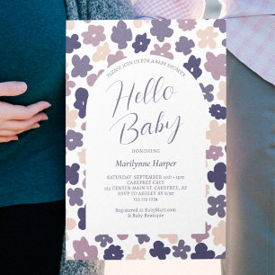 Convites Chá de Bebê Fofo Boho Daisy
