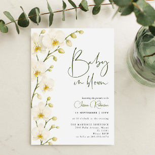 Convites Chá de Bebê Jardim Floral Bebê em Flor