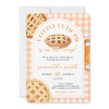 Chá de Bebê Little Cutie Pie Gingham
