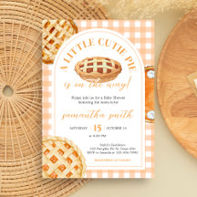 Chá de Bebê Little Cutie Pie Gingham