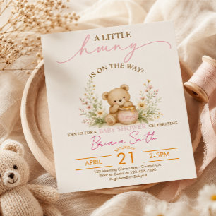 Convites Chá de Bebê Little Hunny Baby