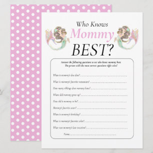 Convites Chá de Bebê Marrom Sereia Mamãe Bebê Debaixo do Ma