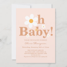 Chá de Bebê Menina Boho Daisy