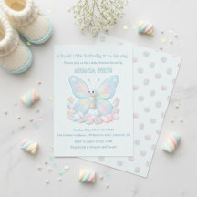 Chá de Bebê Menino Borboleta Algodão Doce Azul