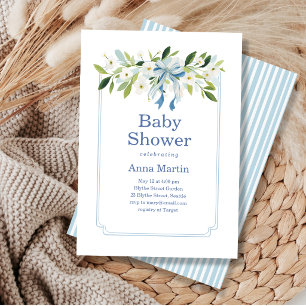 Convites Chá de Bebê Nantucket Florals