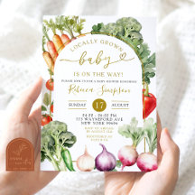 Chá de Bebê no Mercado de Produtores de Legumes