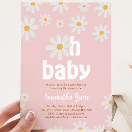 Convites Chá de Bebê Oh Baby Daisy