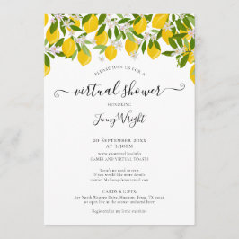Convites Chá de Bebê ou Noiva Virtual Online de Limões