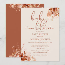 Convites Chá de Bebê Outono Chá de Bebê Infantil