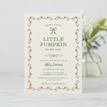 Chá de Bebê Pequena Abóbora