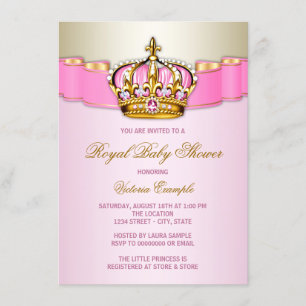 Convites Chá de Bebê Princesa