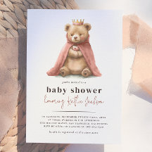Chá de Bebê Princesa Menina Urso Teddy Real
