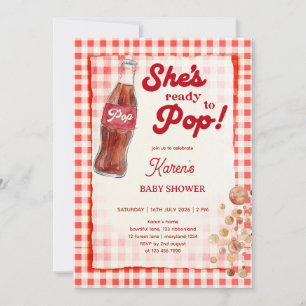 Convites Chá de Bebê Pronto para Nascer, Tema de Refrigeran
