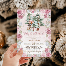 Convites Chá De Bebê Rosa