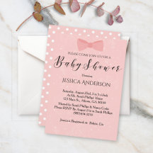 Chá de Bebê Rosa Simplesmente Fofo com Laço
