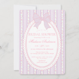 Convites Chá de Bebê Rosa Vintage Floral Chique Pastel