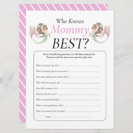 Convites Chá de bebê sereia sob o mar