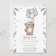 Chá de Bebê Urso Teddy Rosa Amarelo Caprichoso