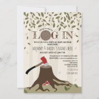 Chá de Bebê Virtual pelo Log In Woodland