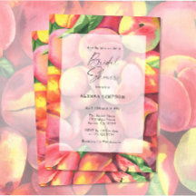 Chá de Bebê Watercolor Peaches