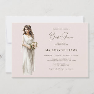 Convites Chá de Bridal Moderna