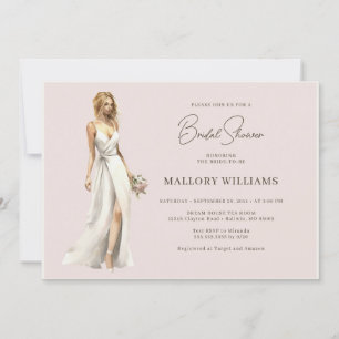 Convites Chá de Bridal Moderna