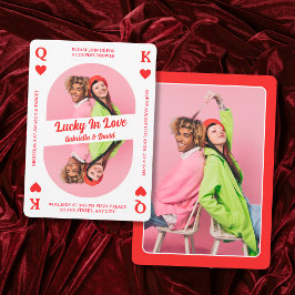 Convites Chá de Casais de Fotografia de Placas com Sorte no