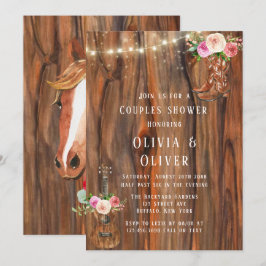 Convites Chá de Casais de Lâmpadas