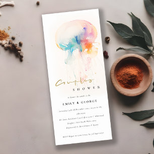 Convites Chá de Casais de medusas submarinas