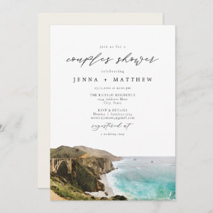 Convites CHÁ de Casais do BIG SUR Coastline California