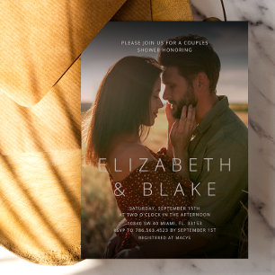 Convites Chá de Casais Fotográficos Modernos