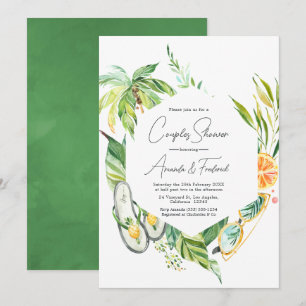 Convites Chá de Casais Summertime