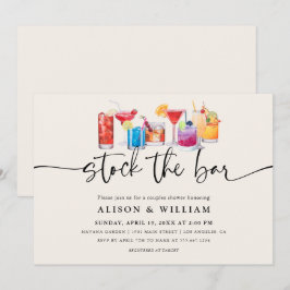 Convites Chá de Casal | Abasteça o Bar