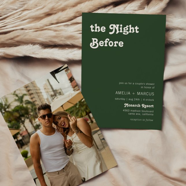 Convites Chá de Casal Chic Terracotta Moderno (Criador carregado)