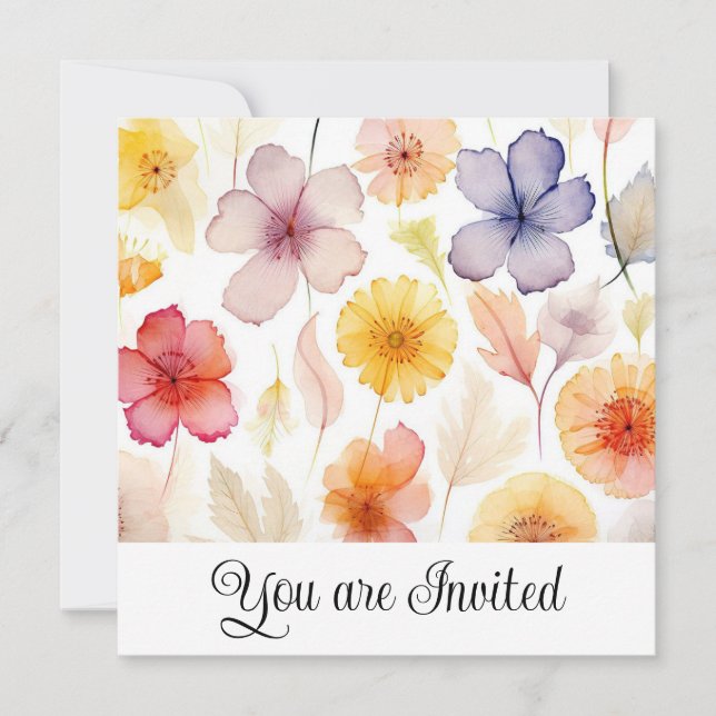 Convites Chá de casamento (Frente)